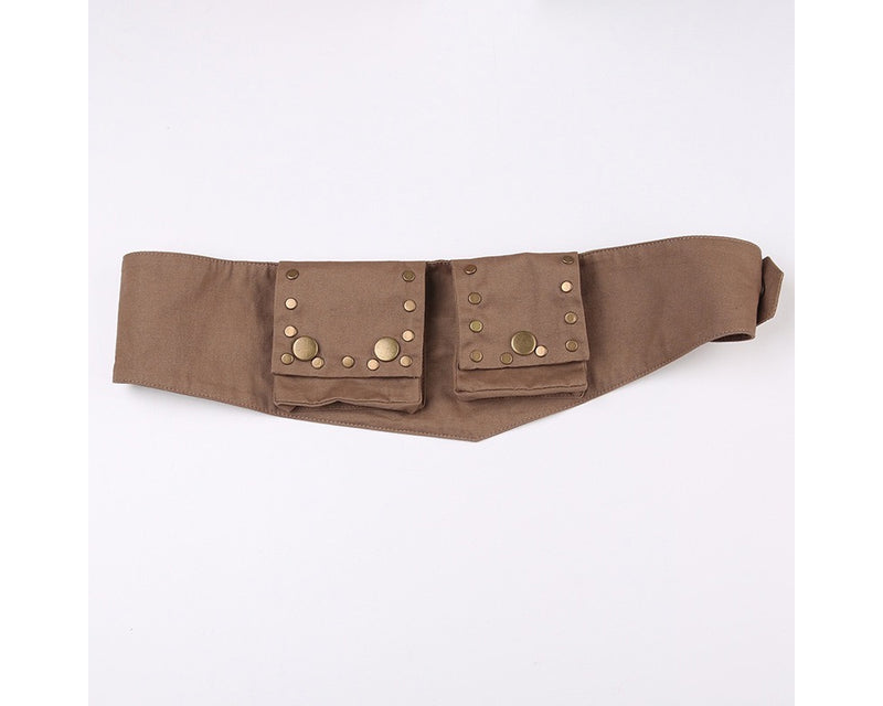 cotton pocket belt bag