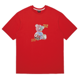 スペースベアビッグロゴTシャツ / SPACE BEAR BIG LOGO T-SHIRTS [RED]