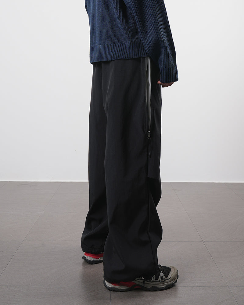 サイド配色ナイロンパンツ / side color matching nylon pants 2color