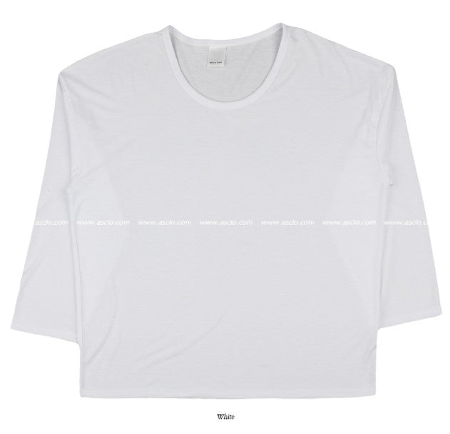 747 Simple U Neck T Shirt (3color)
