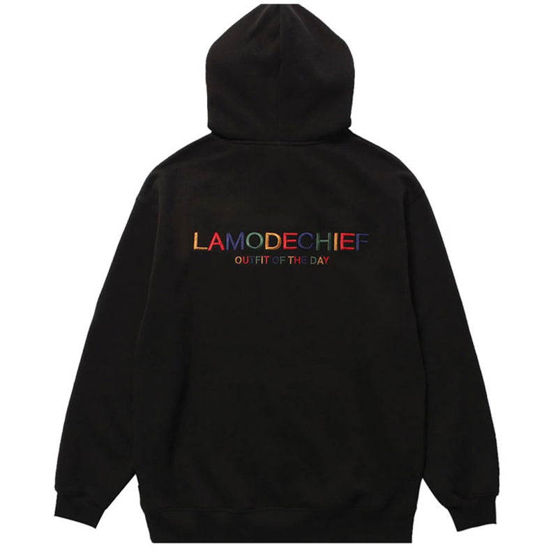 LAMO logo hoodie for ootd (Black)(Copy) (4637561618550)