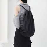 ノエレザーストリングバックパック/Noe leather string backpack