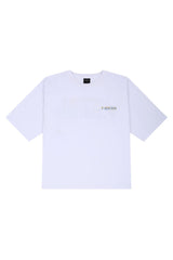 ペイントTシャツ/white paint t-shirts