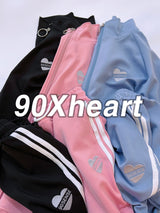 90xheart track jacket 3color