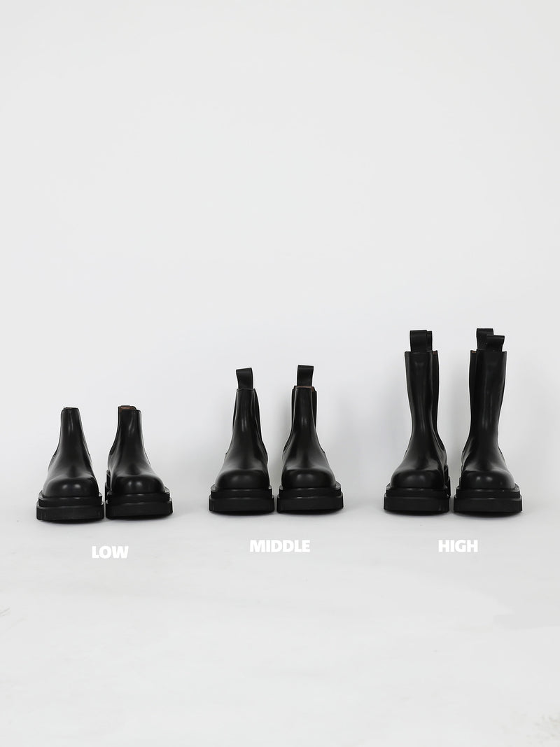 ハンドメイドチェルシーブーツ/ASCLO Handmade Chelsea Boots (Middle)