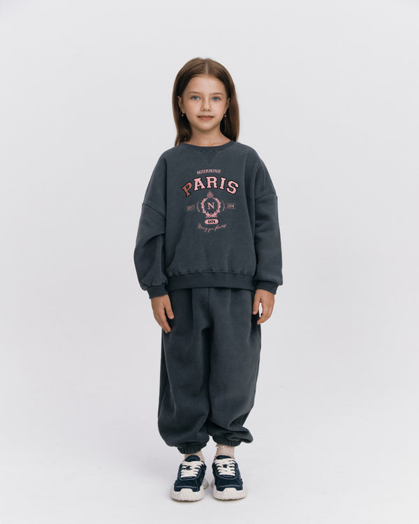 KIDS Paris Noir Sweatshirts [CHARCOAL]