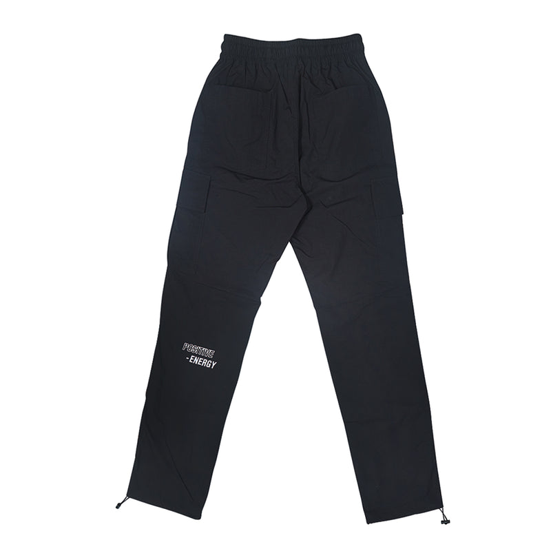 String Cargo Jogger Pants (BLACK) (6552467996790)