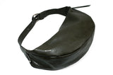 H-バックルバナナレザーバッグ / H-Buckle Banana Leather Bag (khaki)