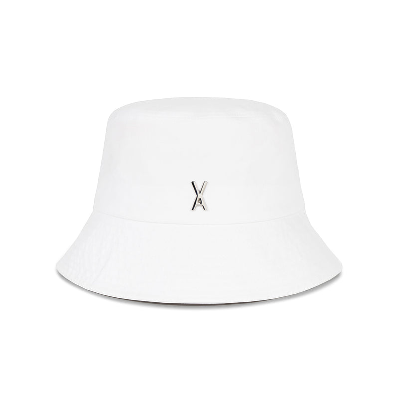 VA Stud Basic Bucket Hat / White