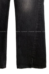 LOOKPINE LIN BLACK DENIM SET - PANTS (6690578432118)