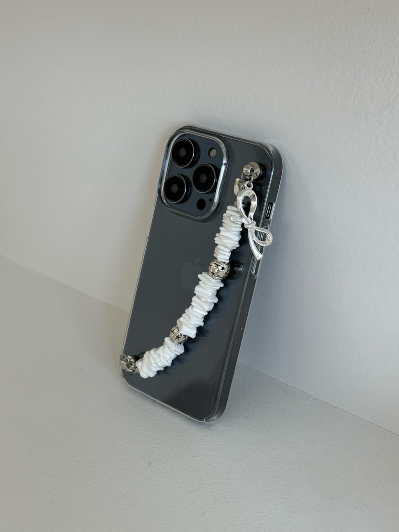 blanc iphone strap case