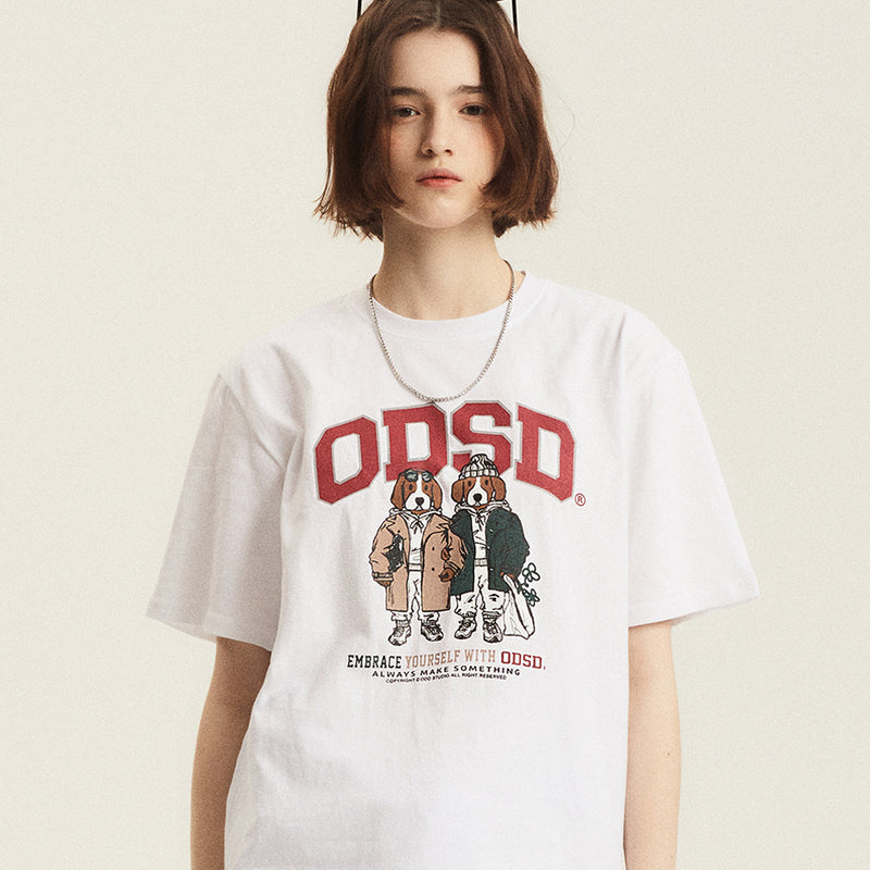 オードパフィーシリーズ COUPLE Tシャツ/Odd Puppy Series COUPLE T-shirt