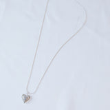 パフィーダブルハートネックレス / puffy double heart necklace