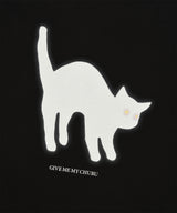 Chuck Greedy Cat T-Shirt, Black