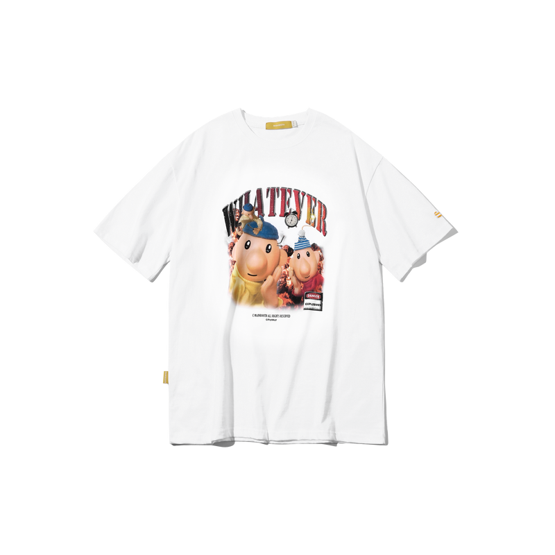 [パット&マット]タイムボム半袖Tシャツ / [Pat&Mat] Time Bomb T-shirt(WHITE)