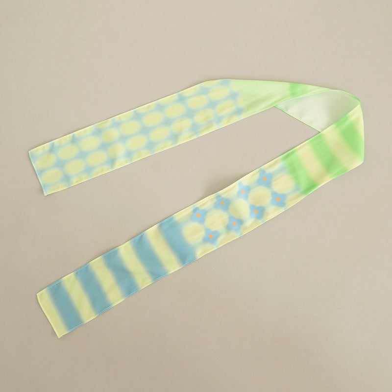 パステルグリーンスカーフ / pastel green scarf
