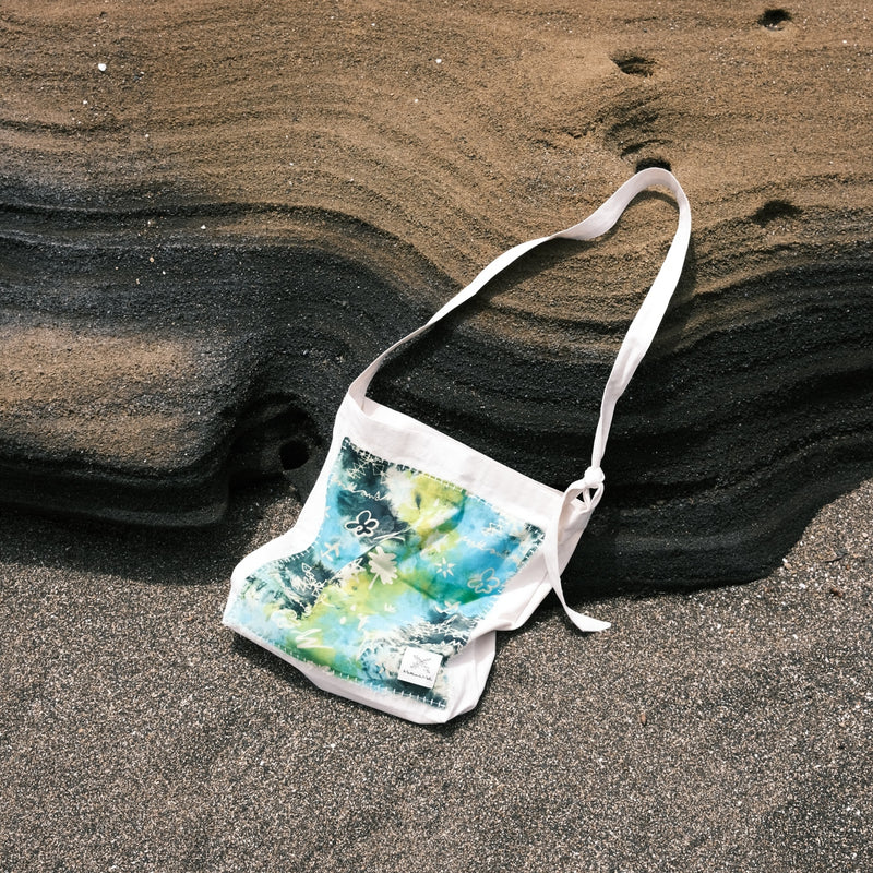 [Patchwork Canvas Bag] Life in Travel-Tie-dye Lime (6625179926646)