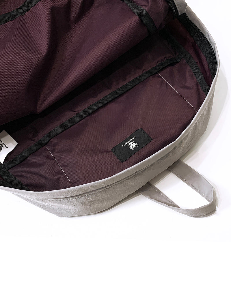 ノッテッドバックパック/Knotted Backpack (Nylon-silver)