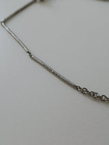 スリーバーネックレス / Three bar necklace - silver