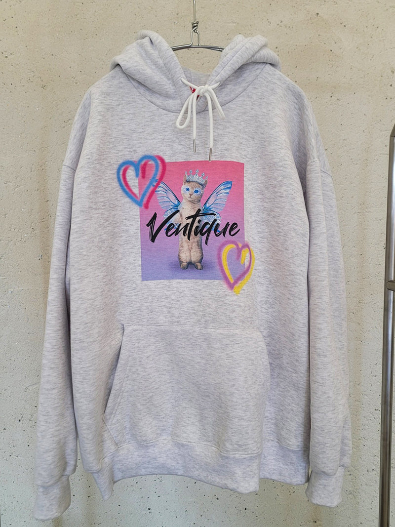 VENTIQUE Flying Cat Hoodie 3color