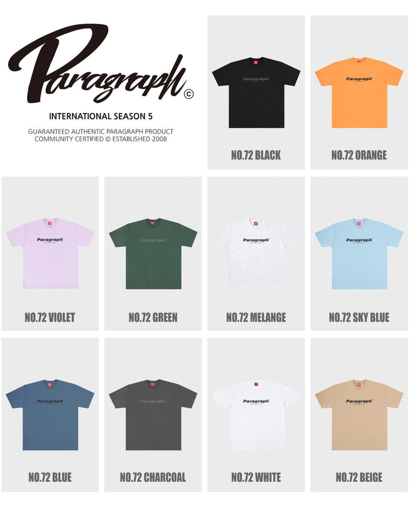 パラグラフヘリテージスコッチTシャツ / paragraph 21 Heritage Scotch T-shirt 10color