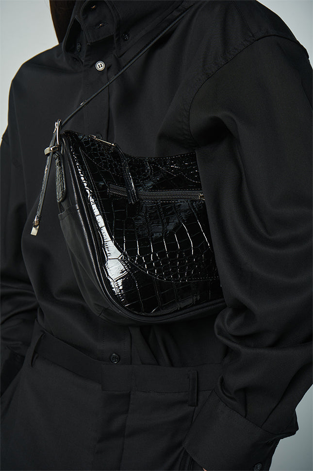ウェスタンエナメルパターンレザーバッグ / Western Enamel Pattern Leather Bag