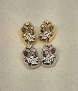 シルバーゴールドアンクルイヤリング/Silver Gold Unique Earring
