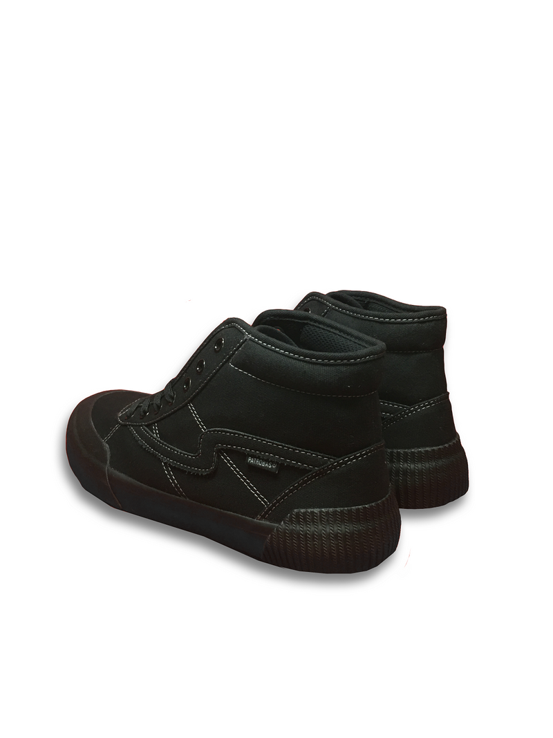 イクイップハイオールブラックスニーカー / Equip High All Black Sneakers