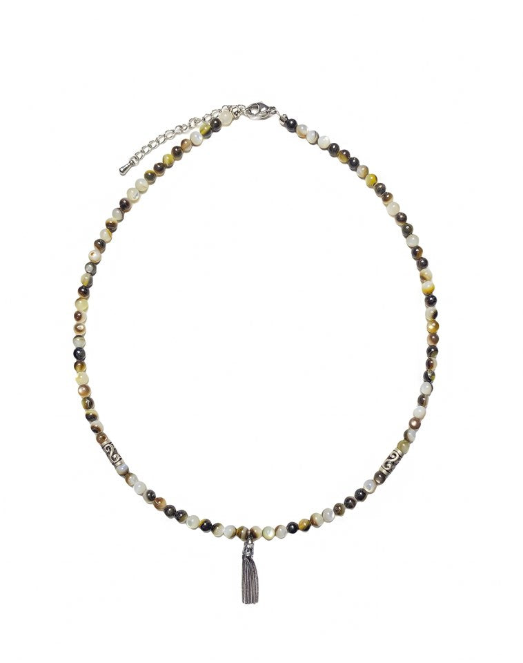 A pine cone necklace (4630253600886)