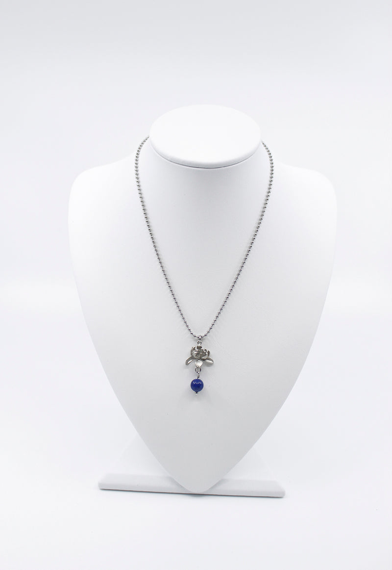 紅煙 Suryeon necklace (2way) (Black/Blue)