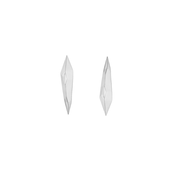 Geometry stone L earrings (6567589970038)
