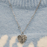 POハートネックレス / PO HEART NECKLACE (4579077750902)