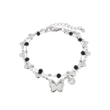 3Dミニバタフライビーズブレスレット/3D Stereoscopic Mini Butterfly Beads Bracelet
