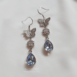 ドリーミーバタフライイヤリング/ Dreamy Butterfly Earring - Light Blue