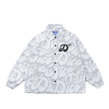 ディココンフィーパターンコーチジャケット / Dico Comfy Pattern Coach Jacket - White