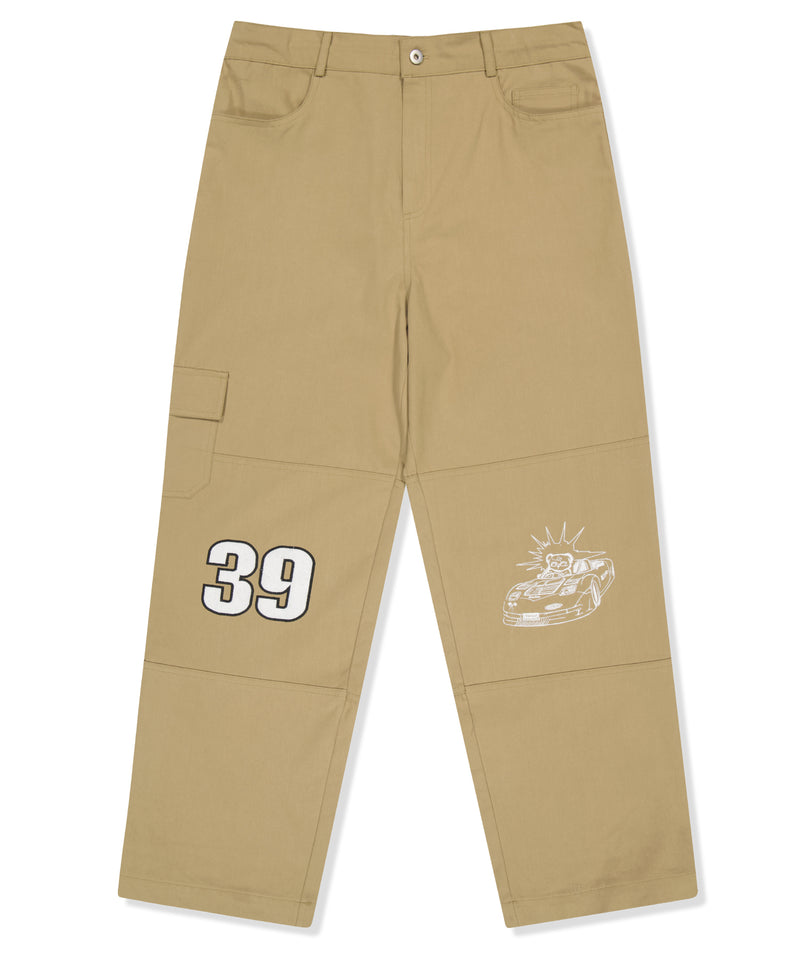 レイシングベアカーゴパンツ / Chap Racing Bear Cargo Pants (Beige)