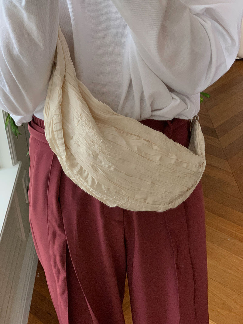 ビビッドシャーリングバッグ / ASCLO Vivid Shirring Bag (3color)