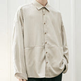 マイルドストリップパッチシャツ/Mild Stripe Patch Shirt S76