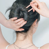 A hairpin with an up-hair style (20H111) (6661538447478)