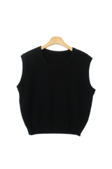ブロワービビッドラウンドネックスプリングニットベストベスト(4color) / Bloor Vivid Round Neck Spring Knit Vest Vest (4 colors)