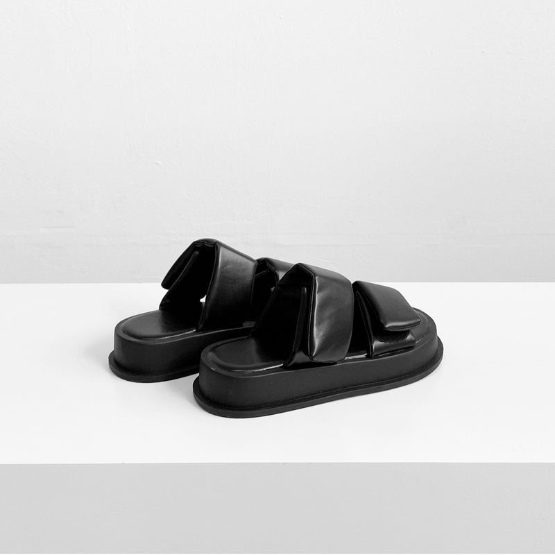 ニューディールベルクロクッションスリッパ / New Deal Velcro Cushion Slippers