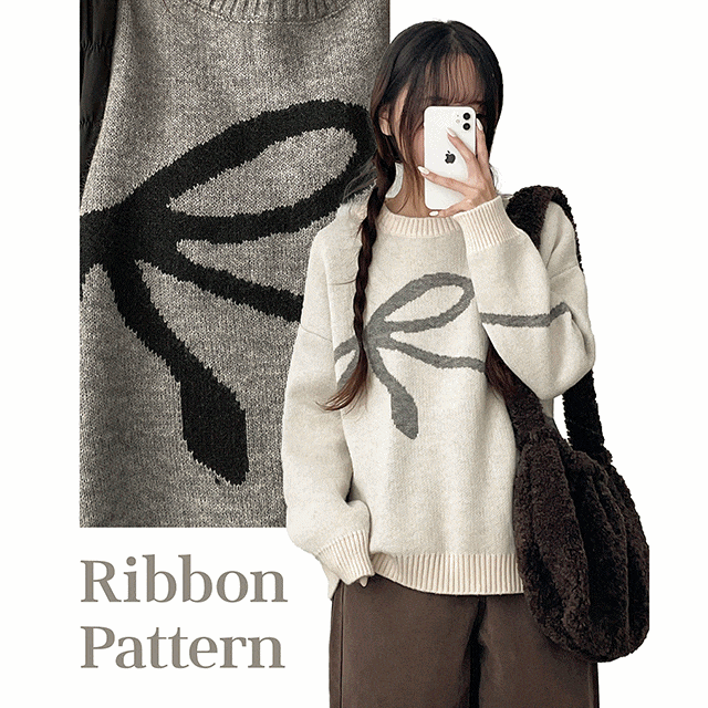 Tying Ribbon Knitwear