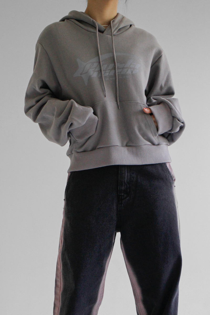 スタークロップパーカー / Star Crop Hooded Shirt (4color)
