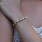 oval pearl bracelet