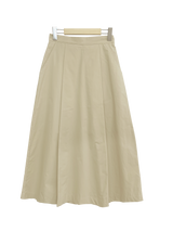 リブドサマーコットンピンタックロングスカート / Ribbed Summer Cotton Pintuck Long Skirt Skirt (5 colors)