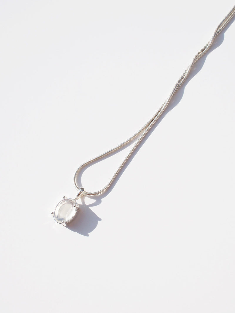 ディンキーネックレス/Dinky necklace _ white opal
