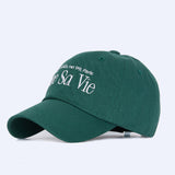 VIVRE SA VIE BALL CAP Green (6563458383990)