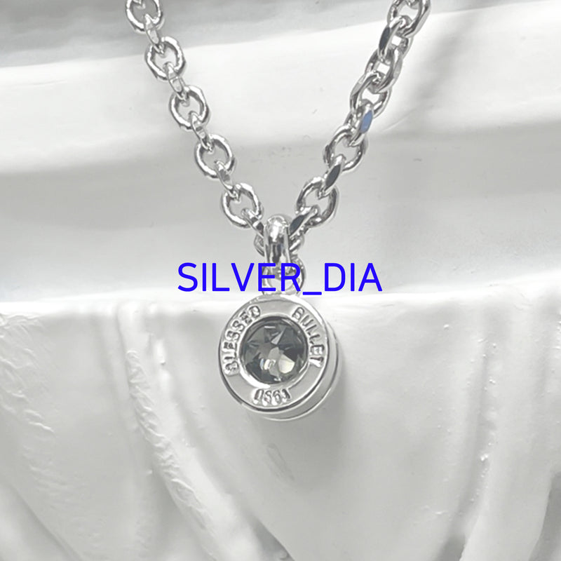 バレット バック ネックレス / Bullet Back Necklace_silver