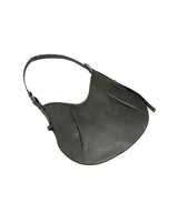 Hバックルソフトレザーダンプリングバッグ / H-Buckle Soft Leather Dumpling Bag (gray)