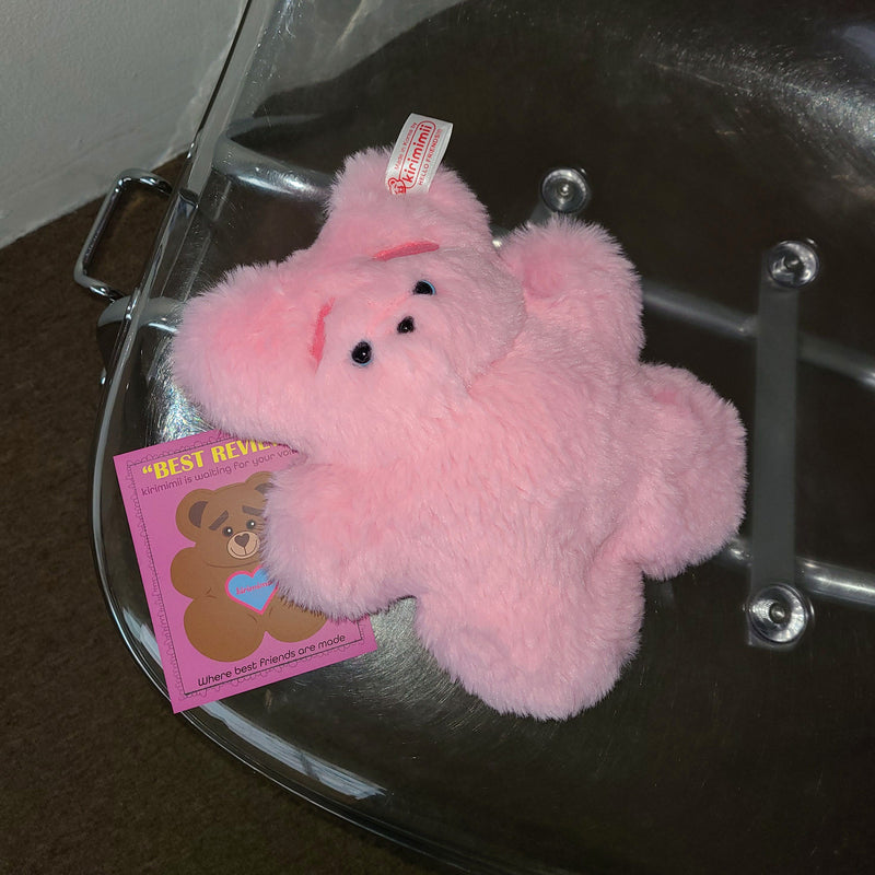 Pink Yeti Teddy bear (6658146533494)